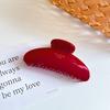 Fashionable Versatile Red Big Hair Claw Clip Ideal For Everyday And Events Special