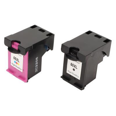 2 ks Černých barevných inkoustových kazet 65XL Náhrada pro HP pro Envy 5055 5052 5010 pro DeskJet 3755