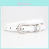 Minimalist Leather Waist Belt For Women With Metal Buckle For Fashion Casual Wear