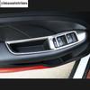 Car Window Lift / Rearview Mirror Adjust Button / Door Speaker Cover Trim For MG ZS EV 2018 -  Stainless Steel Accessories