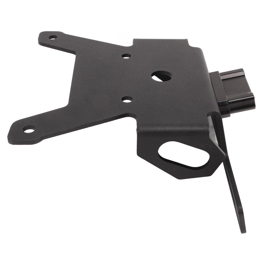 Držák poznávací značky motocyklu, rám pro upevnění poznávací značky z uhlíkové oceli s LED světlem