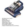 Handheld Vacuum Cleaner Deep Cleaning UV Vacuum Strong Suction Low Noise Rechargeable Wireless Mite Remover Vacuum