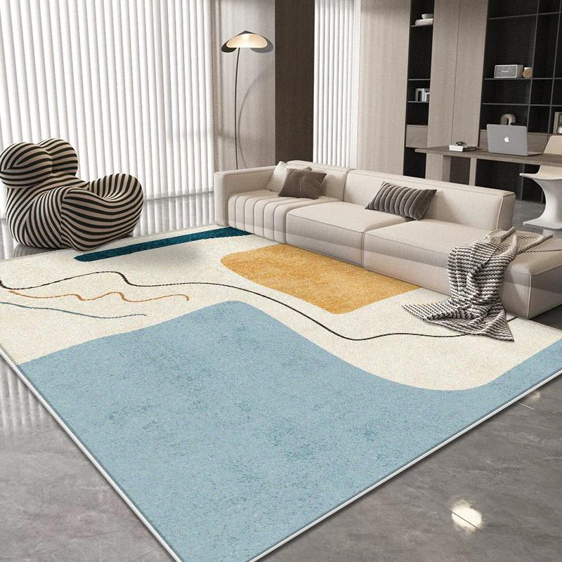 Large Area Living Room Carpets Modern Home Sofa Side Coffee Tables Non-slip Rug Easy Cleaning Cute Room Décor Bedside Soft Mat