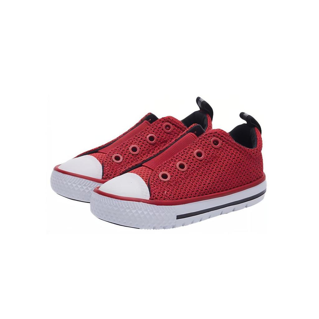 Converse All Star Series Comfortable Casual Durable Breathable Low-Top Walking Shoes Baby sneaker Burgundy 759981C