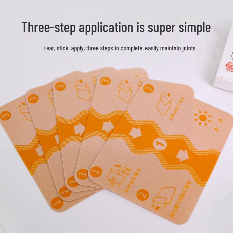 Vitality Goodies Plastry z tkaniny elastycznej z glukozaminą i chondroityną do wsparcia szyi, kolan, kręgosłupa lędźwiowego i kości.