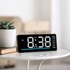 LED Digital Alarm Clock with Date Temperature, Adjustable Brightness, Child's Bedside Silent and Snooze Clock,12/24h USB Powered