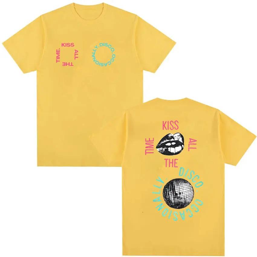 

Harry Styles Kiss All The Time Disco Occasionally Tour 2026 TShirt Unisex HipHop Pop Music Clothing Short Sleeve TShirt S