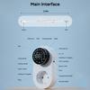 Thermostat, Programmable WiFi Smart thermostat socket, 1800W Digital Display, Rotary APP Controlled Temperature Control Socket