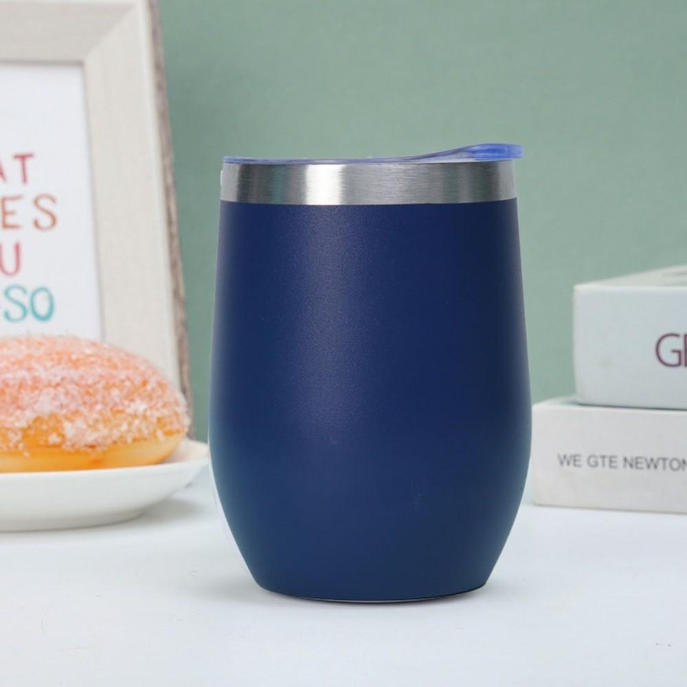 Stainless Steel Eggshell Cup Cold and Hot Wine Glasses New Beer Mugs  Travel