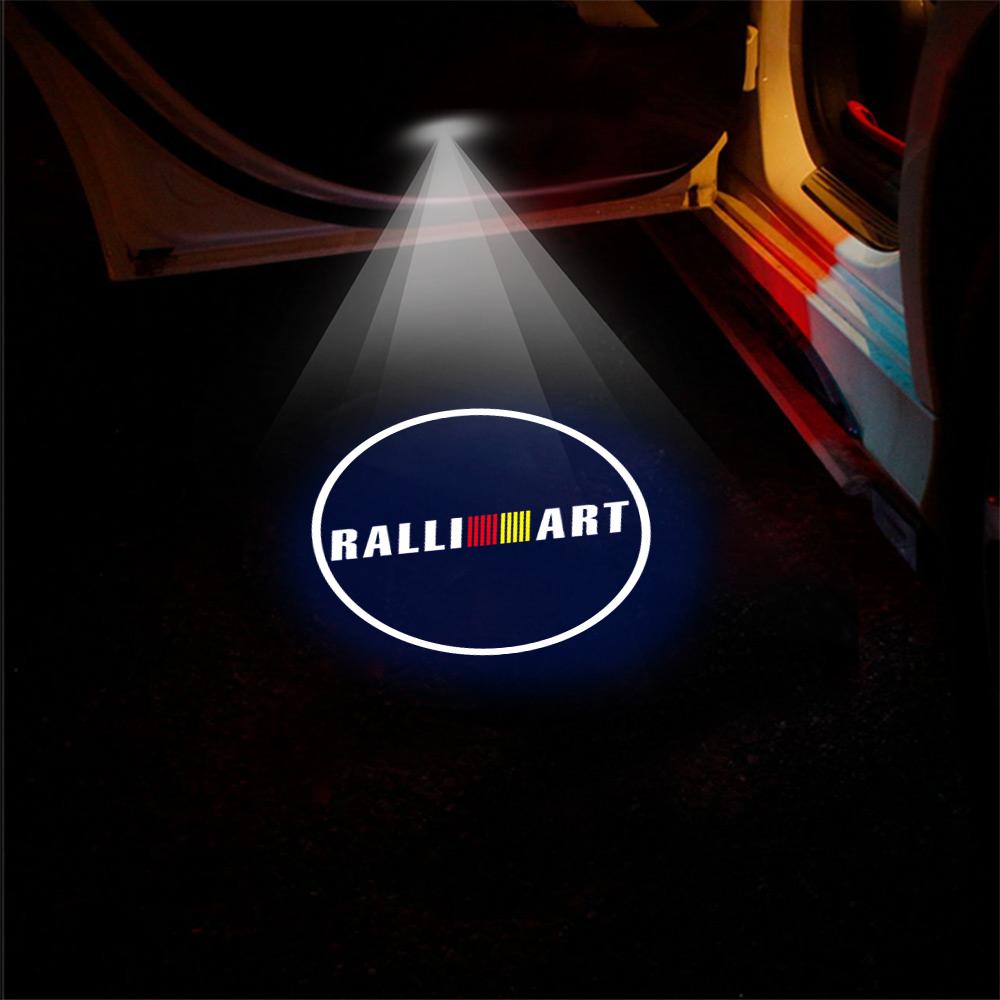 Car Door Logo Welcome Lamp Laser Projector Light For Mitsubishi Asx Lancer Outlander L200 Xpander Galant Eclipse LED HD Wireless
