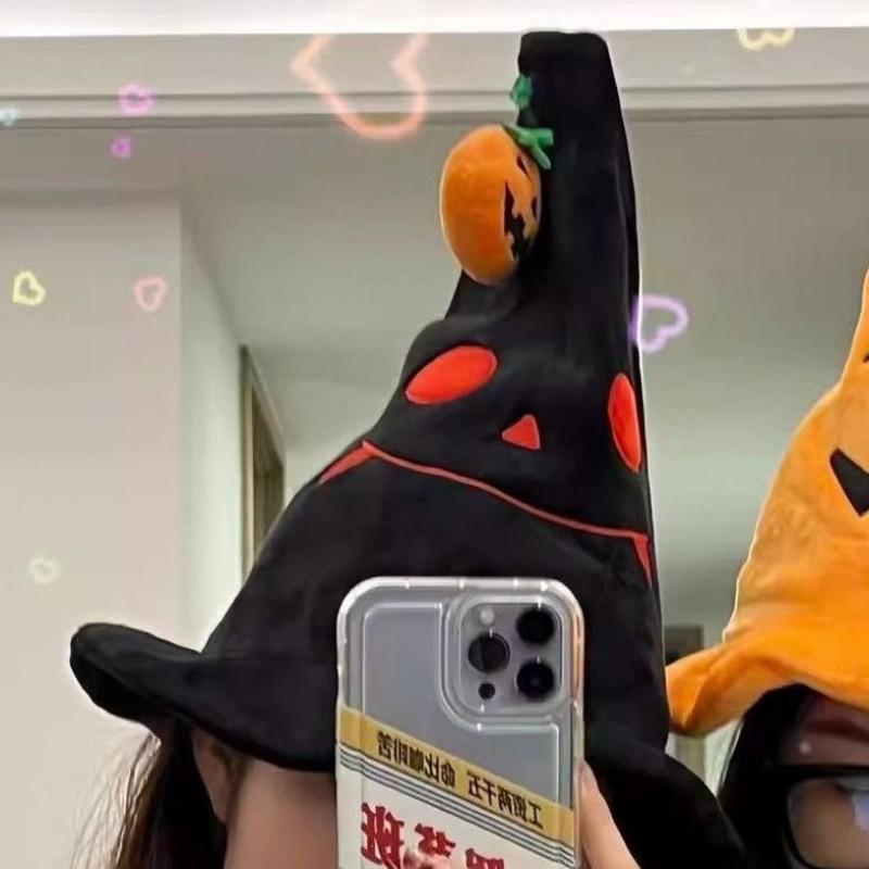 Halloween Pumpkin Devil Bat Hat Funny Costume Headwear Photo Prop