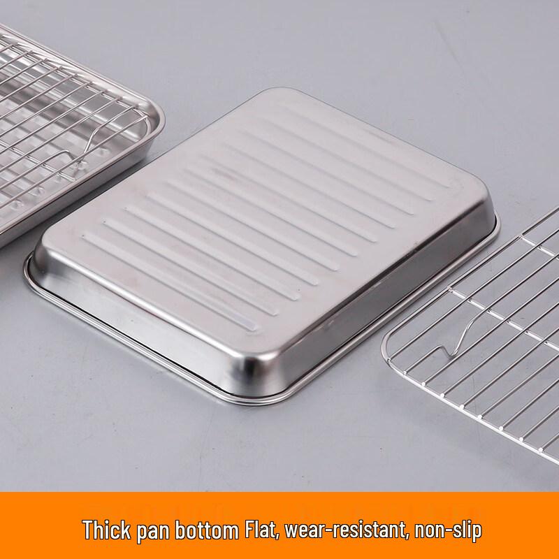 ZISIZ Small Oven Stainless Steel Baking Tray