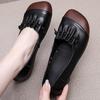 Shallow Mouth Single Shoes Retro Women's Shoes Women's Flat Bottom Casual Comfortable Women's Single Shoes Work Shoes