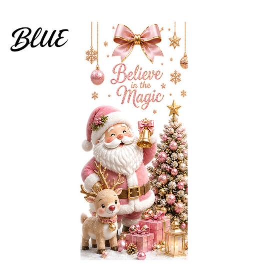 Seasonal Home Beautification Christmas Window Clings Cute Snowman Santa Penguin Reindeer Stickers for Waterproof PVC Decor Glass Reusable