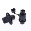 Tomada de Reboque de 12V com 3 Pinos Conector de Plugue Plano Plástico Conector de Cabo para Carro Europeu Tomada Plugue de Alimentação para Reboque Caminhão