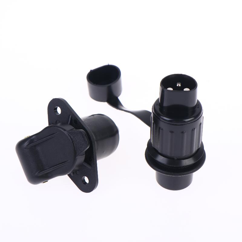 Tomada de Reboque de 12V com 3 Pinos Conector de Plugue Plano Plástico Conector de Cabo para Carro Europeu Tomada Plugue de Alimentação para Reboque Caminhão