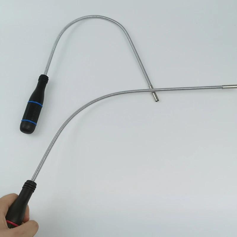 1 Stück Faltbarer Magnetheber für enge Räume zum Aufheben von Nadeln, Stecknadeln, Büroklammern, Teilen, Nähwerkzeug zur Aufbewahrung