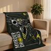 Animation M-Murder Droness Throw Short Plush Throw Blanket Soft Skin-Friendly Multi-Scene Home Office