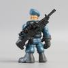 6Pcs/Set Q Version Warrior Elite Force Military Action Figure Toys 8cm Terrorist SWAT Team Soldiers for Children Playing Gift