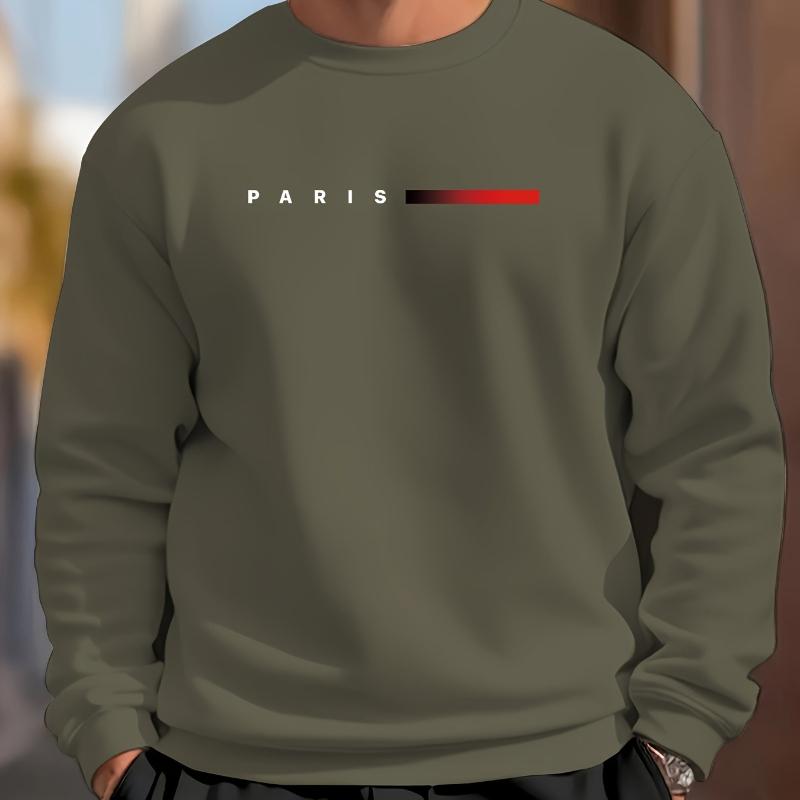 

Versatile & Comfortable, Ideal for Multi-Scene Use & Travel Adventures, Men s Crew Neck Sweatshirt XXL чорний