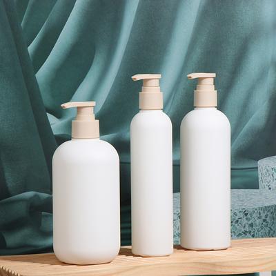 200-500Ml White Empty Plastic Pump Lotion Shampoo Bottle High-End Cosmetics Bottles Acrylic Pump Head Refillable
