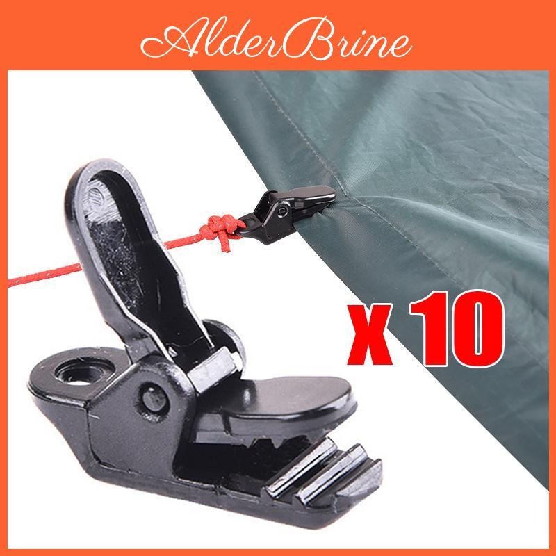 Clip 10pcs Awning Clamp Snap Outdoor Camping Tent Holder Tools Accessories