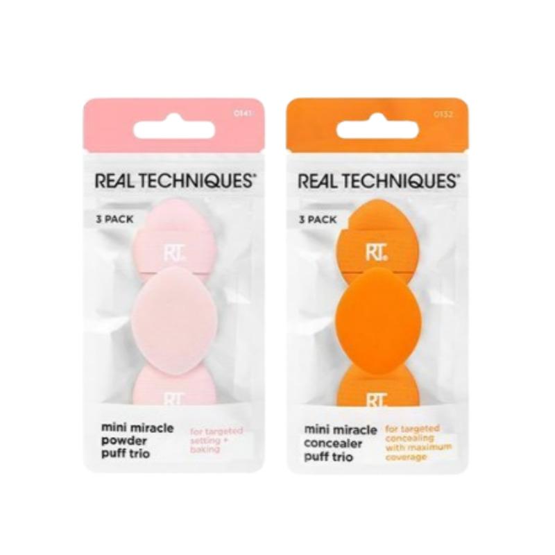 

Real Techniques Mini Miracle Puff Trio (Concealer + Powder Puff Set)