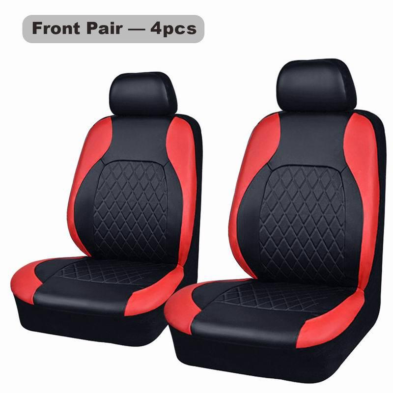 Universal PU Leather Car Seat 9-Piece Set - All-Season Style