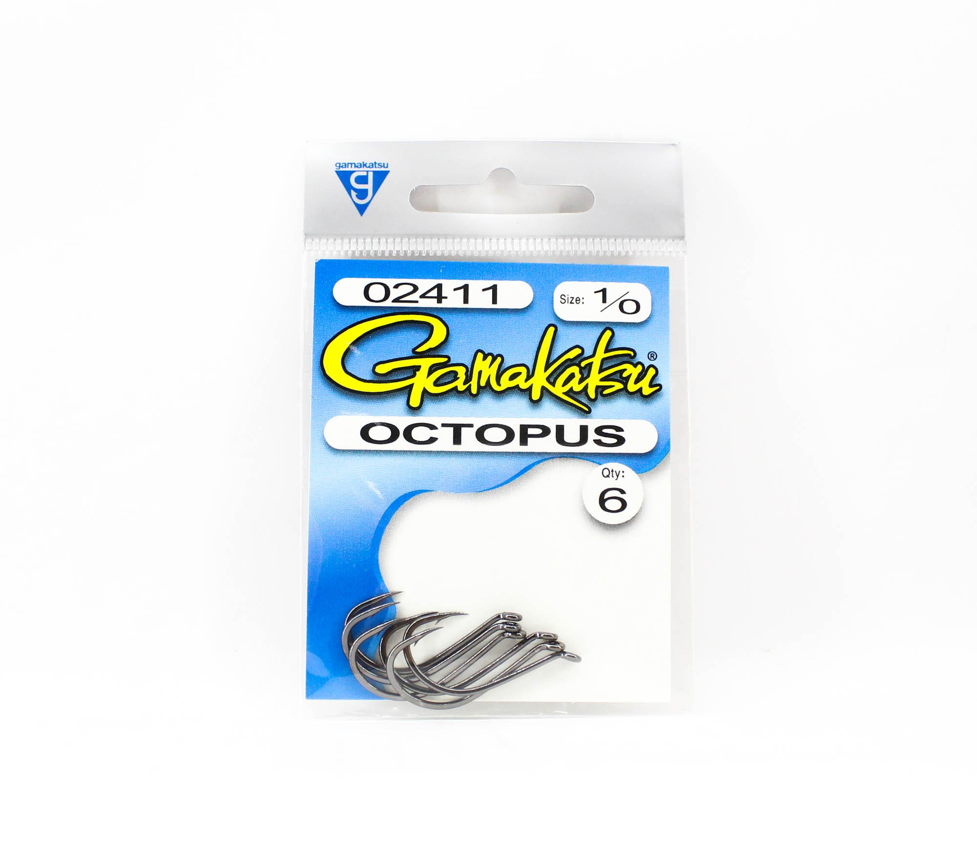 

Gamakatsu 02416 Гачок Octopus NSB Розмір 1/0 , 6 штук в упаковці (5116)