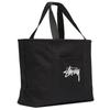 Nike Stussy Kollaboration Baumwolltasche Einkaufstasche Reisetasche Handtaschen Unisex Schwarz Lässig CZ1521-010