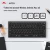 A4Tech FBX51C 78-Key Wireless Bluetooth Silent Keyboard