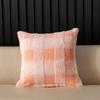 45x45cm Autumn and Winter Plain Pillowcase Cojines Rabbit Plush Double-Sided Velvet Headboard Pillow Cushion Cover Decor Home