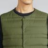 Mizuno Breath Thermo Compact Down Outdoor Sphagnum B2MEB551 Vest, Heat-Generating Material, Men's Jacket, Green,