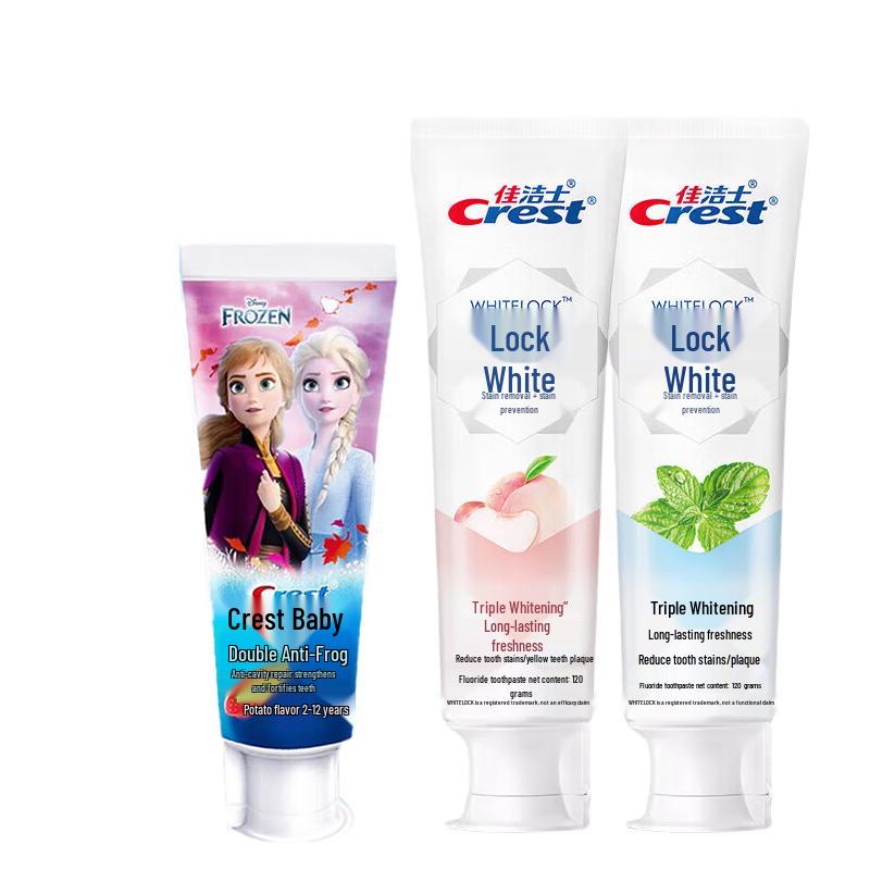 

Crest Kids Anti-Cavity & Whitening Toothpaste Bundle