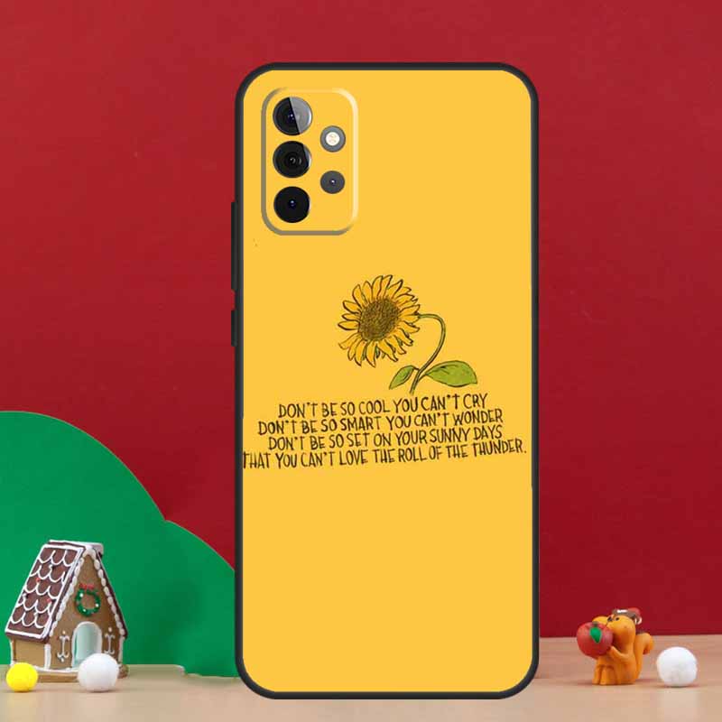 Daisy Sunflower Floral Flower Case For Samsung Galaxy A56 A33 A13 A36 A23 A52 A32 A12 A54 A34 A14 A16 A53 A15 A35 A55 A17