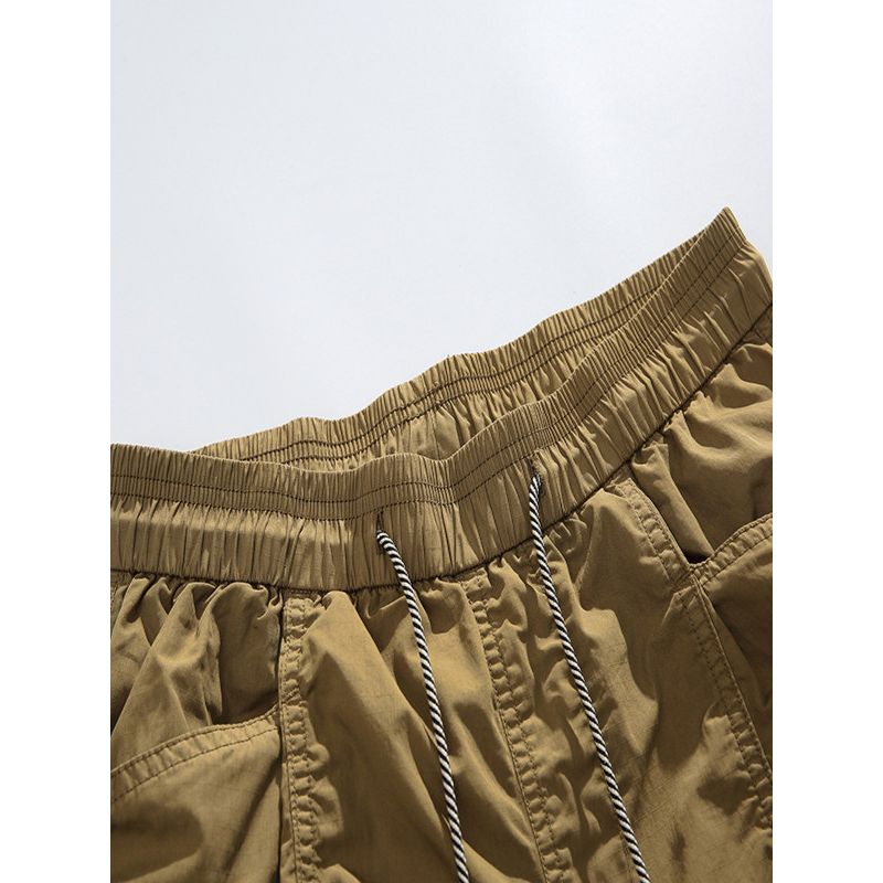 Foreign Trade Surplus Workwear Shorts American Retro Style Men's Summer New Trendy Brand Sports Loose Straight Five-Point Pants