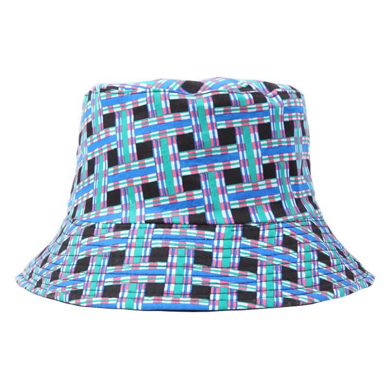 Fisherman Fashionable Unisex Hat Summer Sun Hat With Floral Print Brim Wide