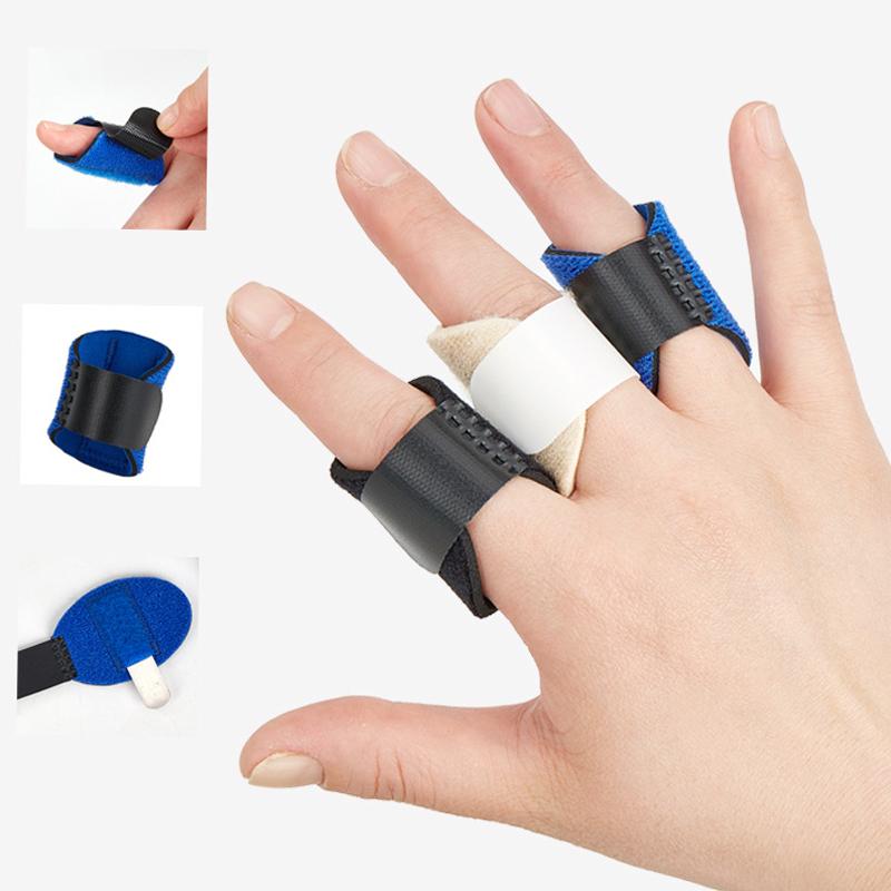 Pain Relief Trigger Finger Fixing Splint Straighten Brace Adjustable Sprain Dislocation Fracture Finger Splint Corrector Support