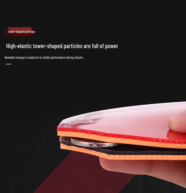 Double Happiness Hurricane 3 Pro Table Tennis Racket Inverted Sticky Rubber Set