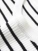 Spring 2025 Women's European American Striped Slim Fit Knit Top