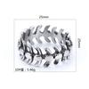 Stainless Steel Fade Resistant Dragon Bone Design High Street Retro Unisex Hip Hop Personality Ring