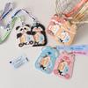 Cartoon Animal Shaped Long Rope Neck ID Card Holder Student Bus Card Cover Case Badge Holder Kpop Idol Photocard Holder