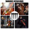 Practical Ebony Tuning Pegs Not Drilling Design for Convenient Replacement and Better Sound Suitable for Most Cellos