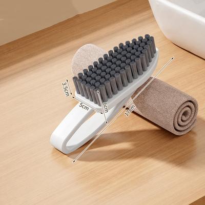 New Multifunctional Laundry Brush Hard Bristled Hanging Shoes Scrubbing Brush Long Handle Cleaning Brush Household