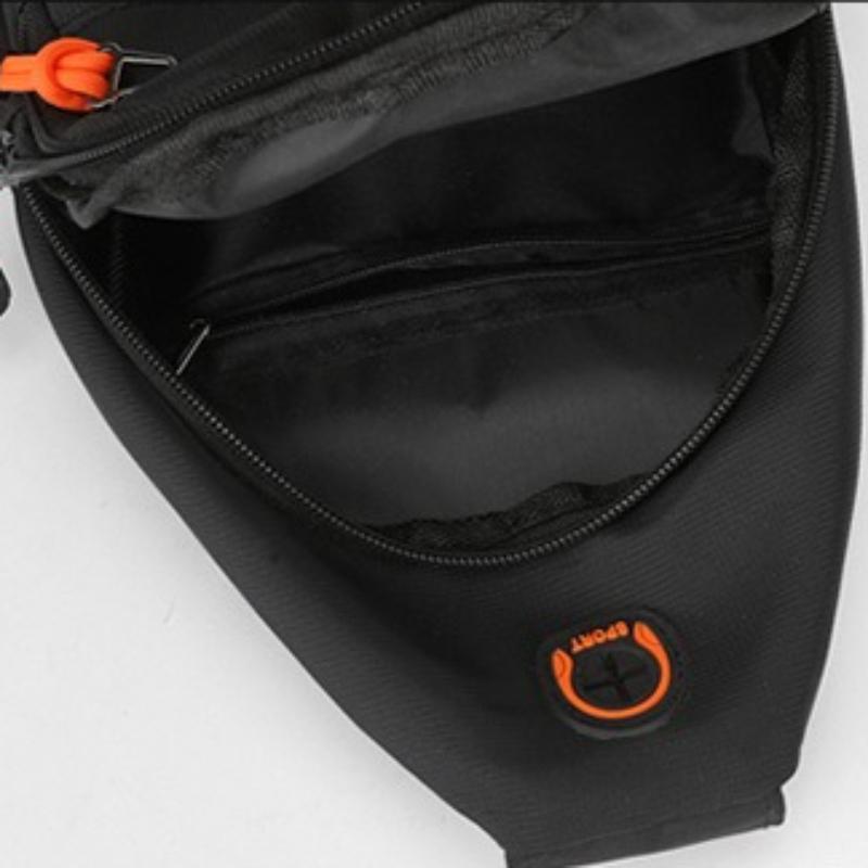 Pánská jednoduchá vodotěsná náprsní taška Studentská velkokapacitní crossbody taška Outdoorové sporty Cyklistika Běh Taška pod paži Ledvinka Cestovní taška přes rameno