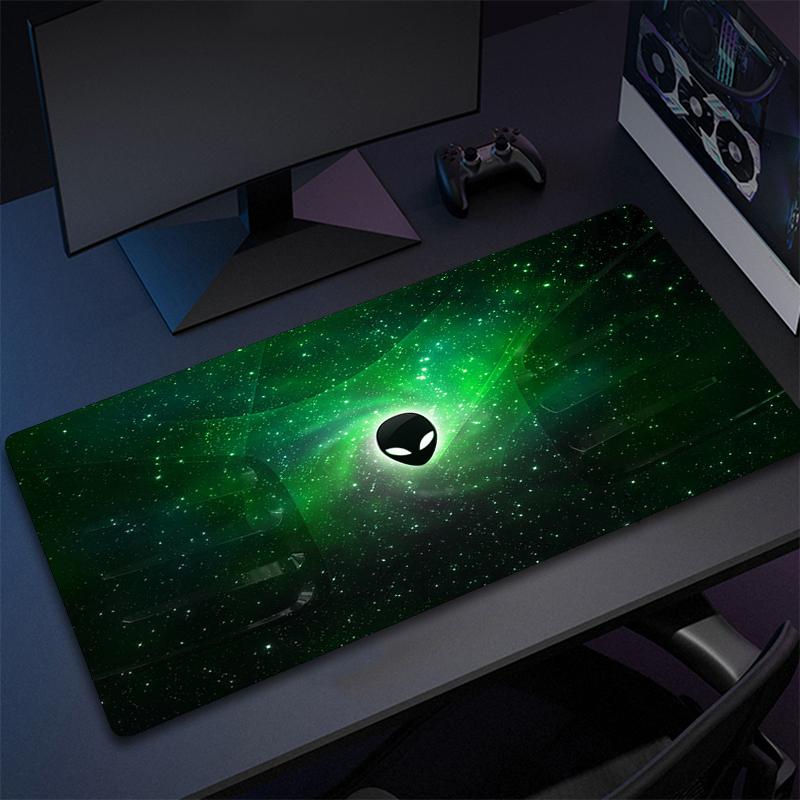Alienware Rgb Mouse Pad Gaming Desk Accessories Deskmat Keyboard Mat Mousepad Gamer Mats Anime Mause Pc Pads Carpet Kawaii Large