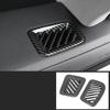 For Toyota Highlander XU70 Refit   2022 Car Carbon Fiber Interior Mouldings Gear Panel Cover Frame Accessories For