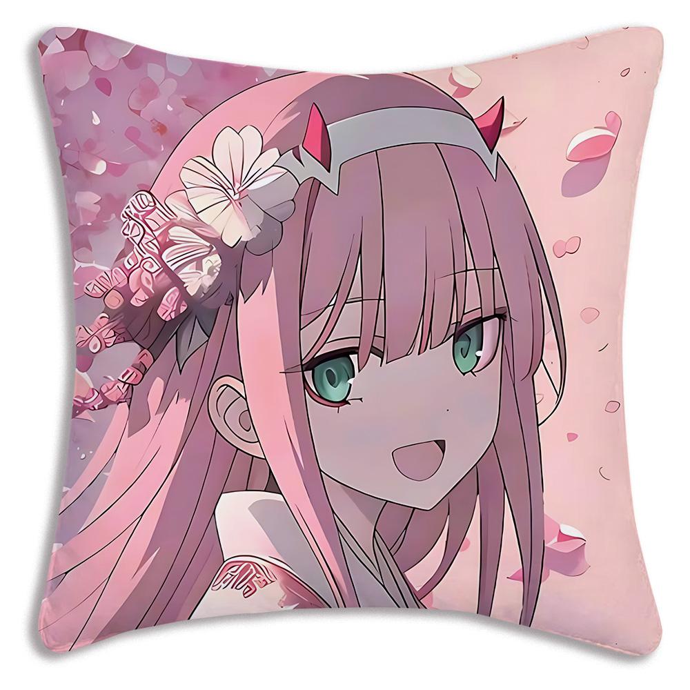 Anime B-Bocchi the Rocks Pillow Covers Cartoon Sofa Decorative Home Double-sided Printing Short Plush Cute Cushion Cover