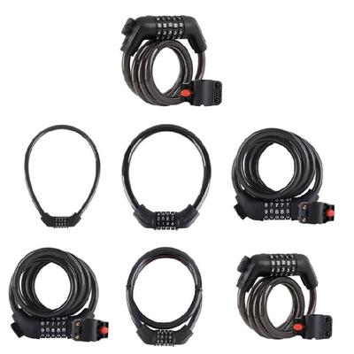 Lucchetto a Combinazione per Biciclette ad Alta Sicurezza Lucchetto a Cavo Combinato Resistente alle Intemperie per la Sicurezza della Bicicletta