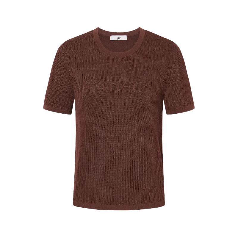 

Топ из ацетатного трикотажа с сеткой Edition E+ Spring S (160)